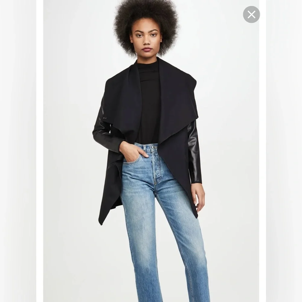 SPANX Faux Leather Convertible Jacket - Picture 1 of 12